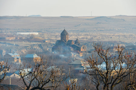The Hovhannavank Monastery in Ohanavan, Aragatsotn Province, Armenia