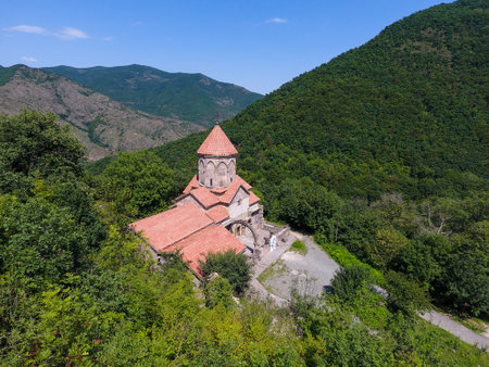 Vahanavank monastic complex Near Kapan, Syunik Province of Republic Armenia.の写真素材