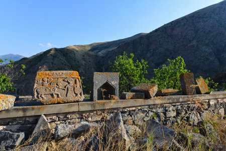 View of Monastery Vorotnavank in Armenia.の写真素材