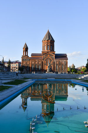 Holy Saviour`s Church in Gyumri City - Shirak, Armenia.の写真素材