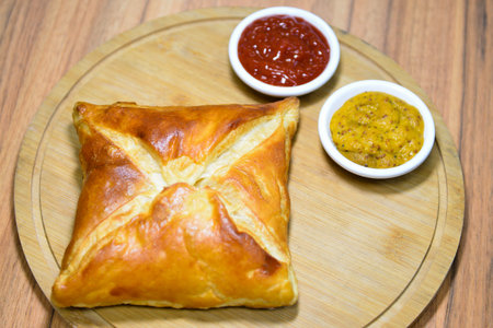 Georgian Penovani Khachapuri Cheese Puff Pastry on