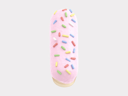 Donut font pink cream.