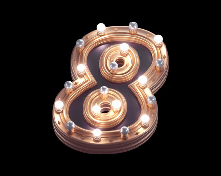 Gold luxury lamp light font.