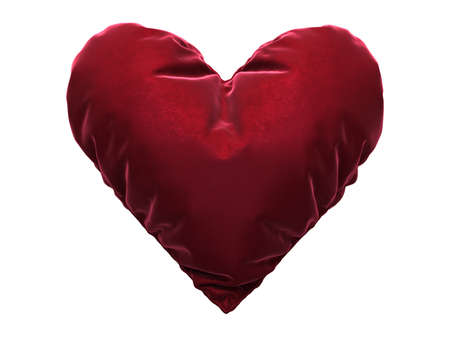 Red fabric velvet font.の写真素材