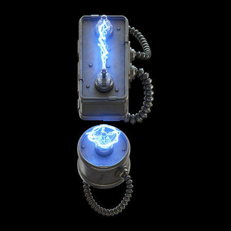 High voltage lightning font.