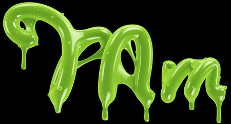 Toxic font.の写真素材