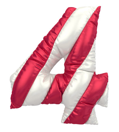 Christmas sweet style balloon font.