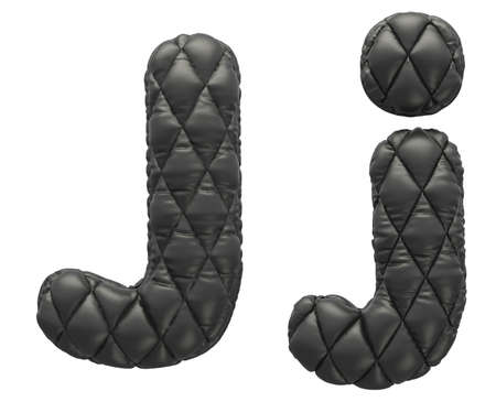 Black quilted leather font.の写真素材