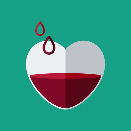 Blood donation concept.のイラスト素材