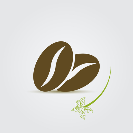 Coffee beans iconのイラスト素材