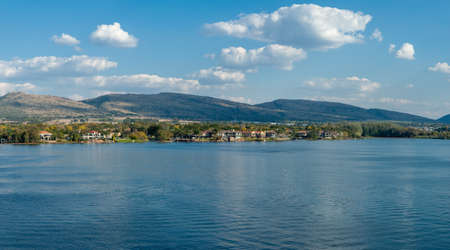 Johannesburg , North west province South Africa - May 30 2022 : luxury homes along side the harties dam afternoon hartbeespoortのeditorial素材