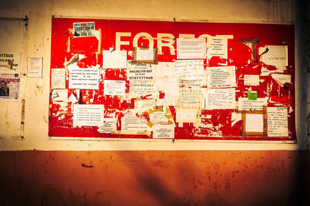 The signboard on the wall of the train station in Bangkok.の写真素材