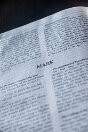 Close-up of the page of a dictionary. Selective focus.の写真素材