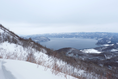 Snow white viewの写真素材