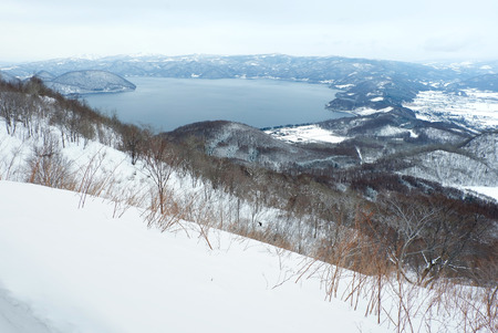 Snow white viewの写真素材