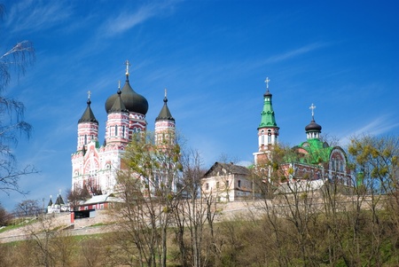 Panteleimon Monastery of Theophany in Kiev (Ukraine)の写真素材
