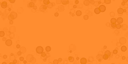 Colorful orange bokeh lights abstract background with soft light illustration. Ideas for greeting cards, happy new year, invitations, valentines or more.の写真素材