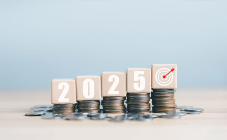 growing coins. action business plan target, economic analysis 2025, finance goal to success, making...