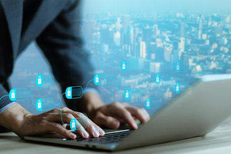 blockchain technology system Payments and transactions to secure business networks, ledger data...