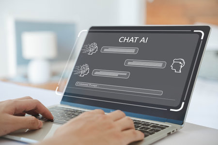 development which is smart robot conversation. communication is open for chat customers, chatbot...