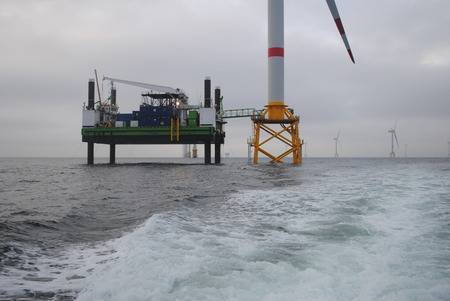 Industry Offshore Wind Farm の写真素材