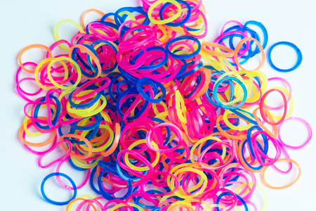 Loom rubber bandsの写真素材