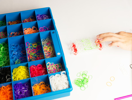 Tinker Loom Braceletの写真素材