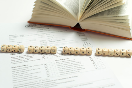 School certificate in basic schoolの写真素材