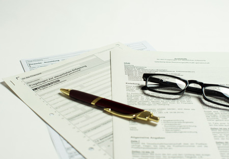 Business registration to open a businessの写真素材