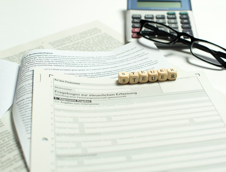 Business registration to open a businessの写真素材