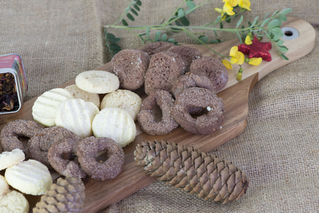 Christmas cookies at Christmas timeの写真素材