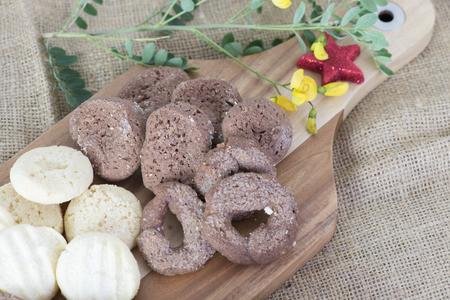 baking cookiesの写真素材