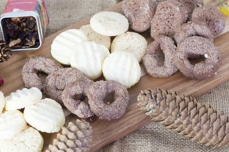 baking cookiesの写真素材