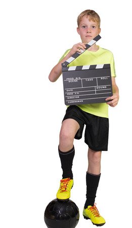 Young football playerの写真素材