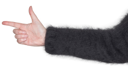 arm showing a gestureの写真素材