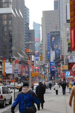 New York, USA  "February 12: Holiday trip to New York City on February 12, 2007 in the United States New Yorkのeditorial素材