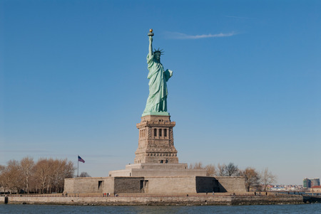 Statue of Liberty New York Cityの写真素材