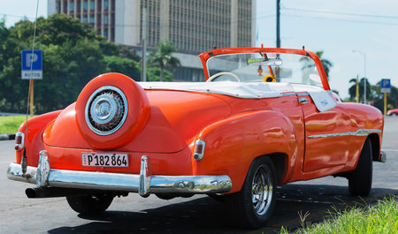 classic car on the streets of Havana