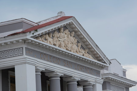 Trinidad Cuba sidestreet and old buildingsのeditorial素材