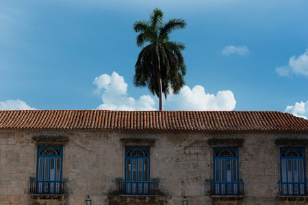 Trinidad Cuba sidestreet and old buildingsのeditorial素材
