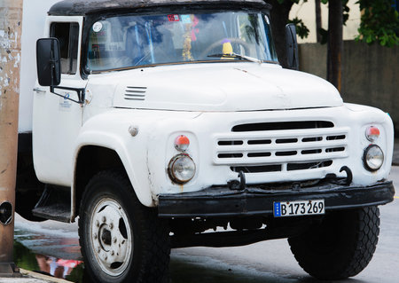 Truck in Varadero Cubaのeditorial素材