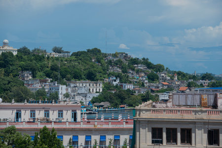 Old buildings in Havana Cubaのeditorial素材