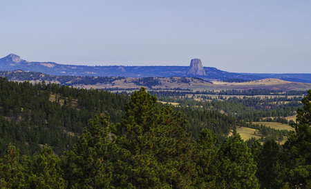 Devils Tower National Monument Wyomingの写真素材