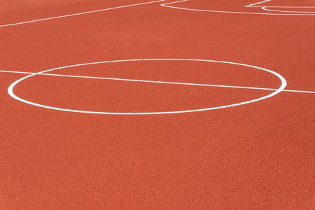 Runway mark on an athletics trackの写真素材
