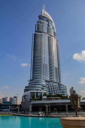 Cayan Tower is a skyscraper at the Dubai Marina in Dubai