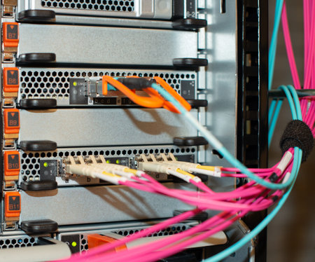 Network cable to a network switch for a cloud environment