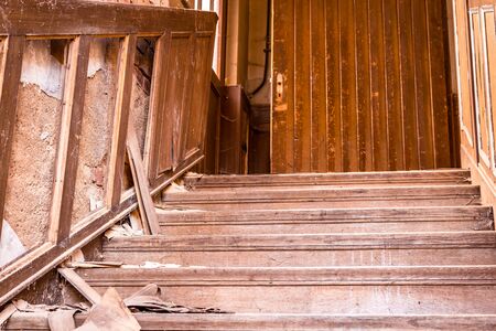 Lost Place old upper chamber mansion house before disintegrationの写真素材