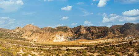 Volcanic crater Stefanos in the Lakki valley of the island Nisyros Greece