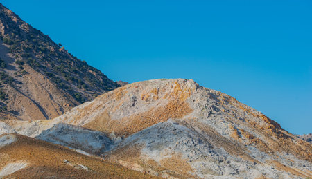 Volcanic crater Stefanos in the Lakki valley of the island Nisyros Greece