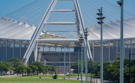 Moses Mabhida Stadium football stadium in Durban South Africa